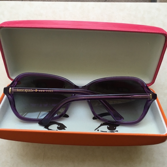 Kate spade Sunglasses Purple Frames - Picture 3 of 7